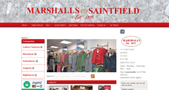 Desktop Screenshot of marshallsofsaintfield.com