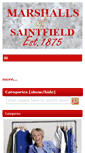 Mobile Screenshot of marshallsofsaintfield.com
